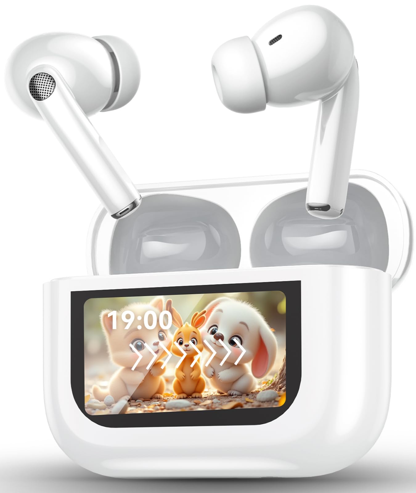 

Aetyt Bluetooth Wireless Earbuds for 2025 Bluetooth Instant Bluetooth Earbuds with Noise Fast Automatic ENC Compact and Perfect for and Web белый