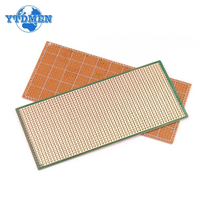 5PCS PCB Prototype Board Single Sided PCB Protoboard 6.5x14.5cm DIY Universal Experiment Matrix Circuit Boards for Arduino