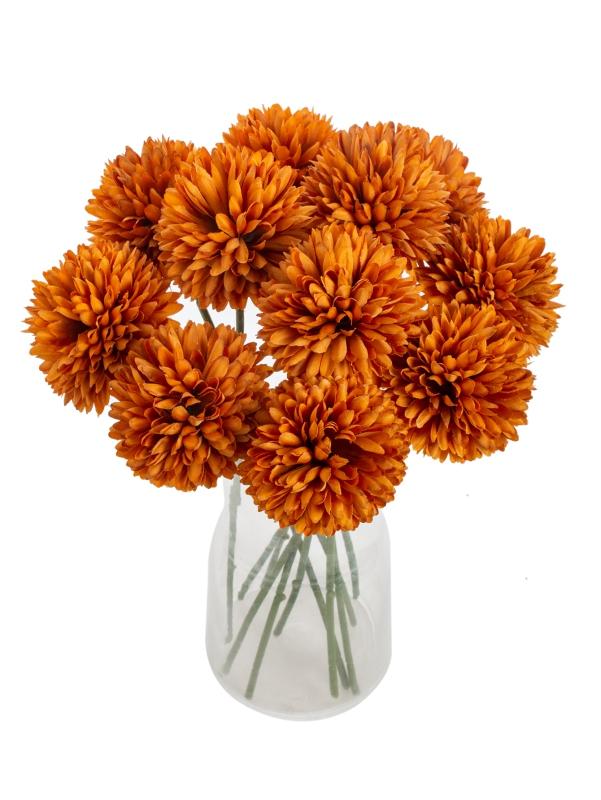 10/20PCS Artificial Flower Silk Dandelion HydrangeaHomeRoom Wreaths Wedding Bouquet Bridal Festival Party Yard Accessories Decor