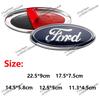 Car Sticker Ford Car Front Grille Logo Hood Logo Badge Sticker Trunk Accessories For Ford Focus mk2 mk3 Fiesta mk7 Ranger Mondeo