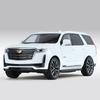 1/24 Full Scale Escalade SUV Alloy Car Model Die-cast Metal Off-road Vehicle Car Model Simulation Sound and Light Collection Children's Toy Gift