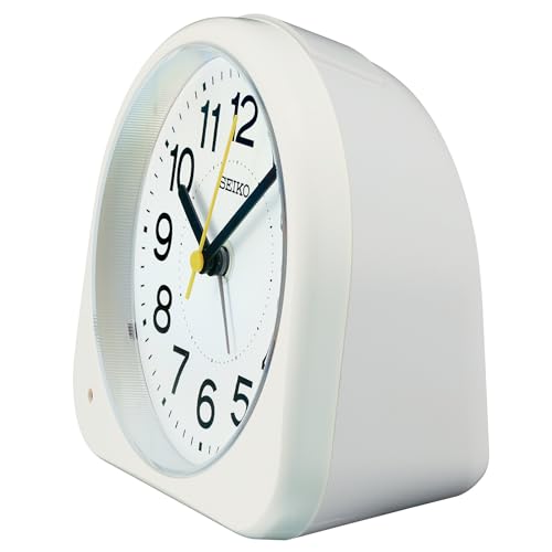 Seiko Clock Ceas deșteptător Ceas de masă Analog Vizibil noaptea Alb 113 x 116 x 66 mm KR525W