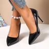 Fashion Sexy Super High Pumps 2025 Spring/autumn Fashion Solid Color Thin Heels  Pointed Toe Elegant Comfortable Pumps for Women