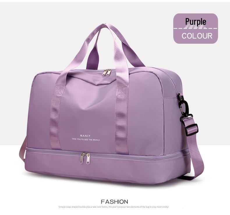 Unisex Yoga & Travel Bag: Large Capacity, Fitness, Wet/Dry Separation