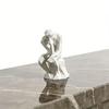 Thinker Ornaments 3D Printed Nordic Style Statue Compact Modern Art Figurine Sharp Edges Desktop Bookshelf Sculpture