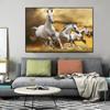 Moderne Tier Pferd Kunst Leinwand Malerei Poster und Drucke Abstrakte Wand Kunst Bilder für Wohnzimmer Hause Dekoration Cuadros