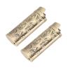 2PCS Torch Lighter Case Vintage Zinc Alloy Eye Catching Long Lifespan Portable Lighter Case Holder