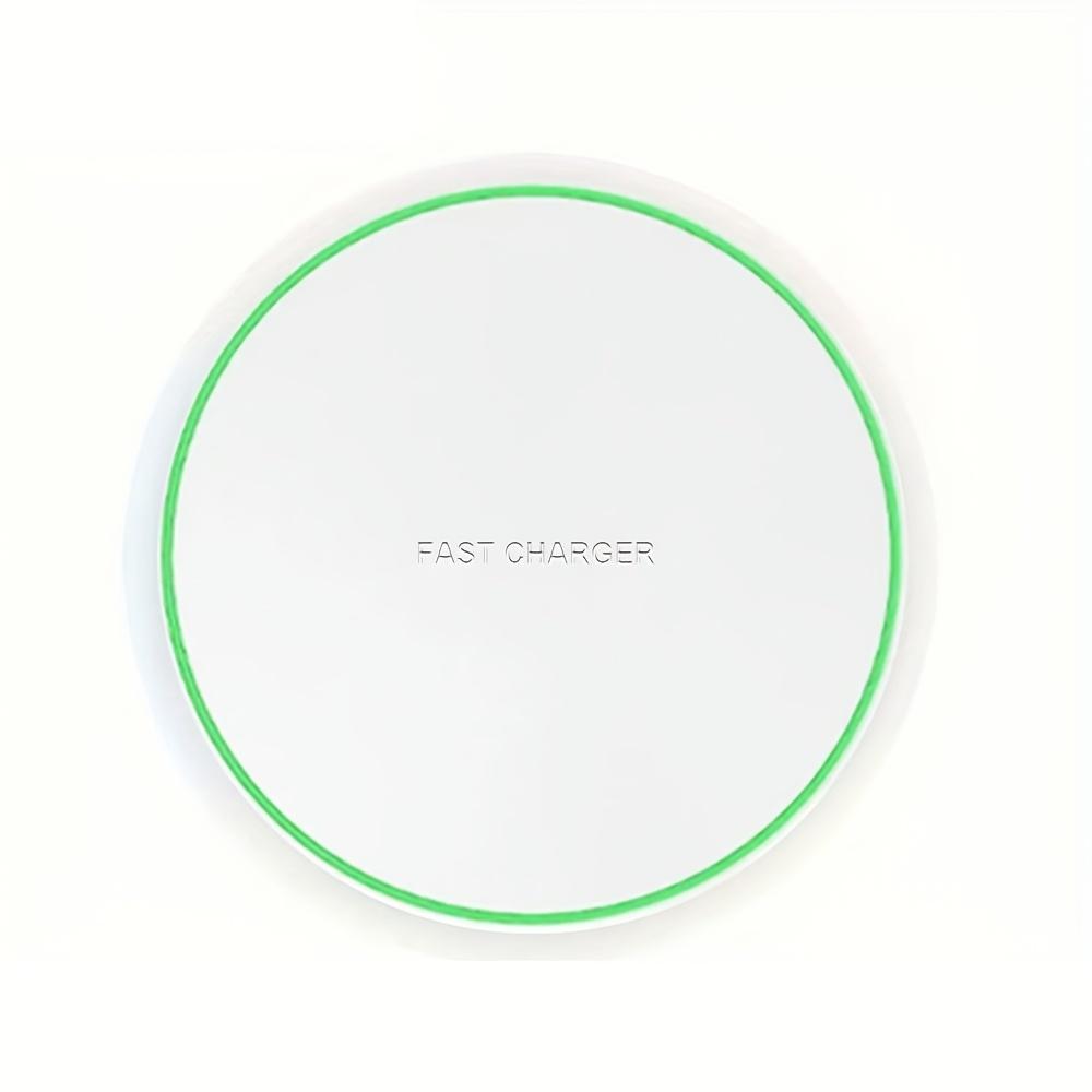 15W Circular Wireless Fast Charger with 1m Type-C Cable 35W Portable Desktop Charger