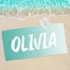 Personalized Beach Towel Custom Name/Logo Oversized Microfiber Quick-Dry Towel Summer Party Gift for Beach Swimming Bath Sports