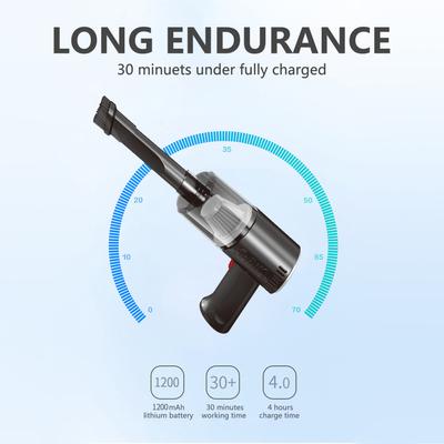 Wireless Handheld Car Vacuum Cleaner Powerful Suction Tiny Car Vacuum Cleaner for Office Car Home