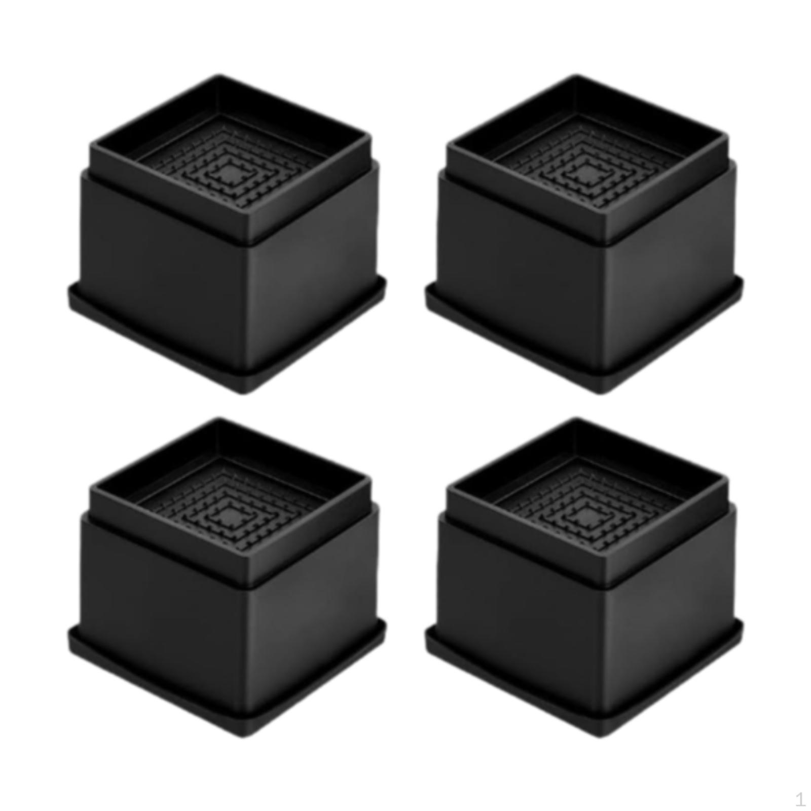 

Постельные принадлежности Регулируемые подставки для мебели для кроватей - Подъем по высоте 1 или 2 дюйма Прочные подставки для кроватей и хранения под кроватью 2 inch Square