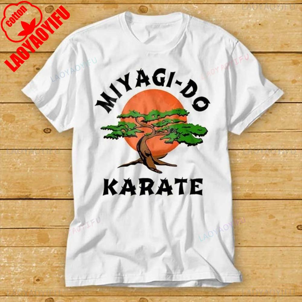 

80s Vintage Movie Karate Kid T-Shirt Casual Fashion Loose Harajuku Style Man Tshirt Short Sleeve Hipster Hip Hop Women T Shir... S разноцветный