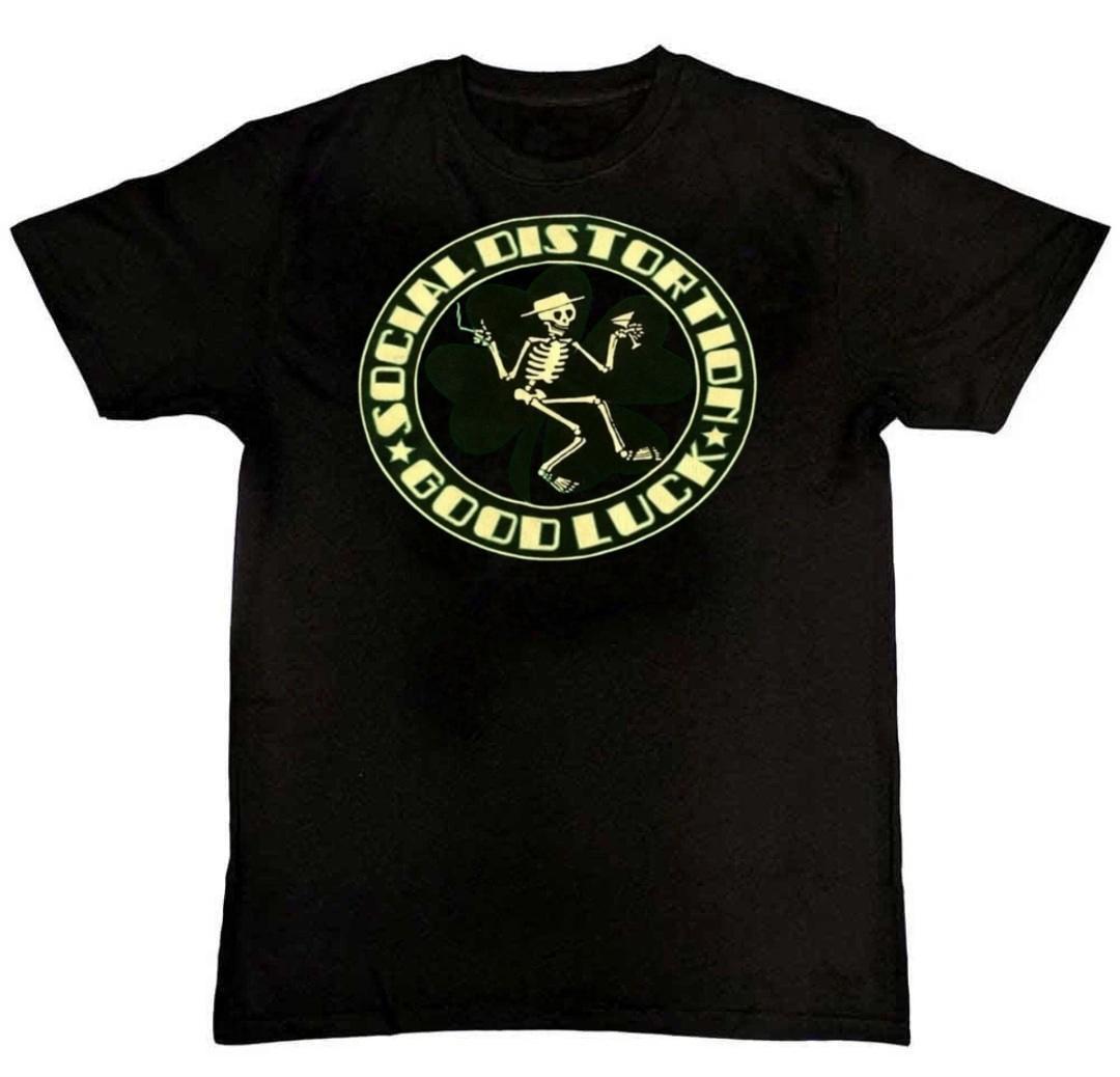 Social Distortion Good Luck Graphic Print Mens T-Shirt S-4XL XXXL