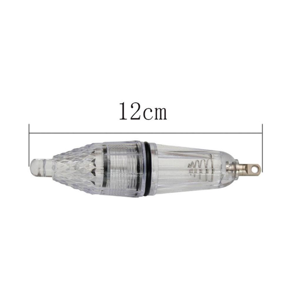 1pc Deep Drop Underwater LED Lure Light 12/17cm 0-300M Fishing Squid Flash Lamp Waterproof Night Fishing Sea Fishing Accessories