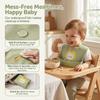 Waterproof Toddlers Feeding Apron Adjustable Baby Apron Baby Feeding Bib  Baby Feeding Stuff