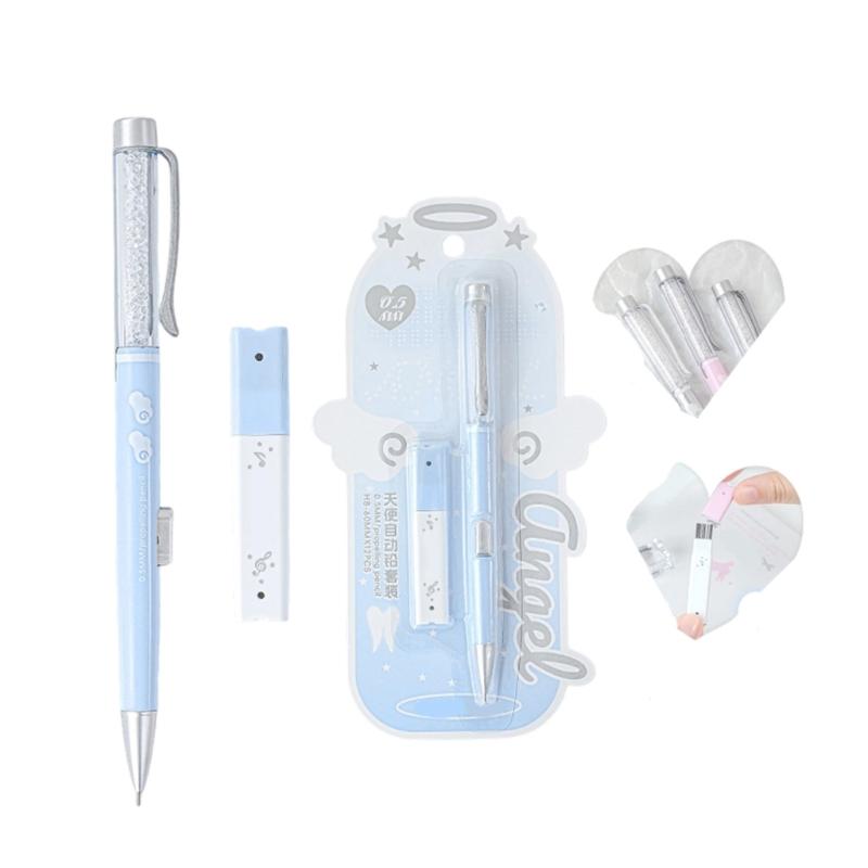 Automatic Writing Pencil Mechanical Pencil with 0.5mm Refills For Technical Drawing And Daily Note Taking Sketching