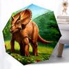 1 Stück faltbarer Regenschirm mit Dinosaurier-Print | Elegantes Design, Modisches Accessoire, Langlebige Konstruktion, Stabile Speichen yy251107091