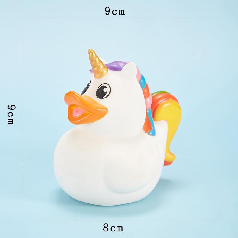 Soft Rubber Little Yellow Duck Swimming Toy Decoration Kids Gift Cartoon Cute