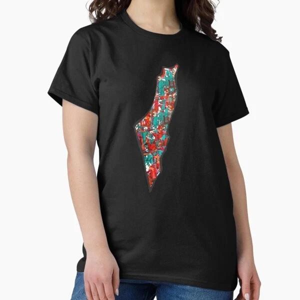 Palestine Map Free Palestine Map Watermelon Clas Made In Usaaus Tshirt S2xl S