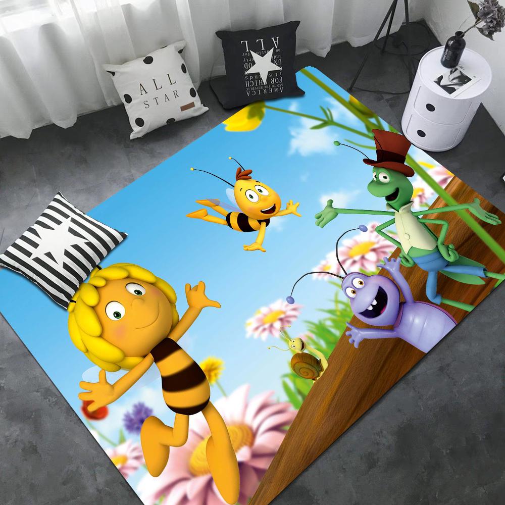 Bee M-Maya Entrance Door Mat Washable Non-Slip Living Room Sofa Chairs Area Mat Kitchen Welcome Doormat