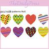 Xh047 Heart Shaped Gift Sealing Stickers For Valentine's Day Party Diy Crafts