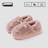 Women's Thick-Soled Cute Cotton Slippers - Non-Slip, Plus Velvet, Indoor/Outdoor Winter Heel-Covering Shoes, 2025 New Style.