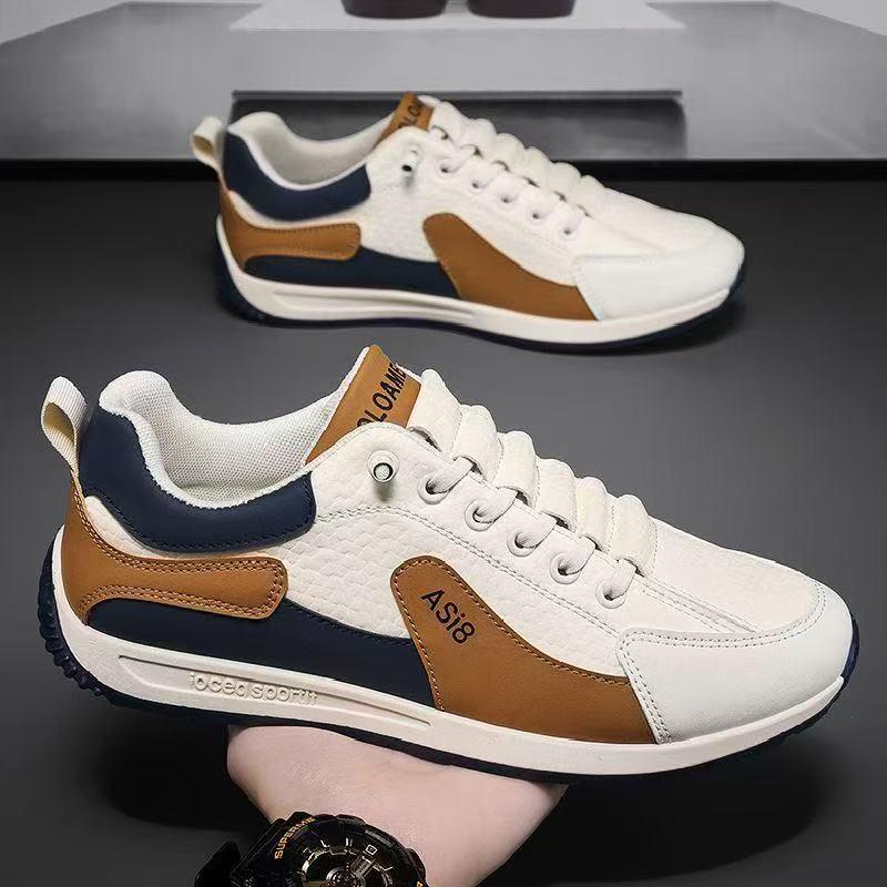 

Мужские белые слипоны с нескользящей подошвой - Универсальные повседневные модные кеды для скейтборда 42