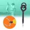 Steel Fishing Bait Screw with Link Buckle, Terminal Hardware Accessories for  -Shaped Lures, Fishing Line Connection 10 Pieces
