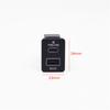 18W Car Charger Type-C+QC3.0 Fast Charging For Toyota Corolla Yaris RAV4