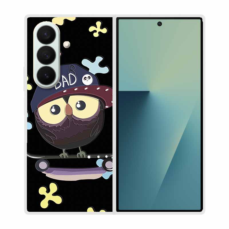 For Samsung Galaxy Z Fold 7 Case Transparent Plastic Hard Back Cover Coque For Samsung Galaxy Z Fold7 5G Phone Case Cover ZFold7