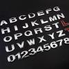 3D Metal DIY Letters Alphabet Numbers Emblem Decal Digital Badge Car Styling Rear Trunk Logo Sticker Accessories Motorcycle