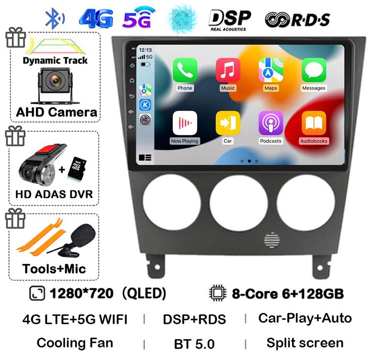 Android 14 Carplay Auto 4G Wifi For Subaru Impreza GD GG 2002 - 2007 Car Radio Multimedia Player GPS 360 Camera Stereo Head Unit