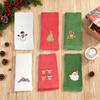Christmas Towels Skin-Friendly Handkerchief Winter Snowman Hand Towel For Beach Trips Hiking Gardening Casual Outings Vacations