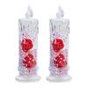 1Pc/2Pcs Eternal Flower Flameless Candles LED Flickering Pillar Candles Valentine's Day Night Light for Wedding Home Decor