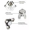 Portable Steel Champagne Bottle Stopper Shiny Wine Bottle Stopper Sealer, Leak-proof Bubble Sealing Tools Wine Beer Cork Plug