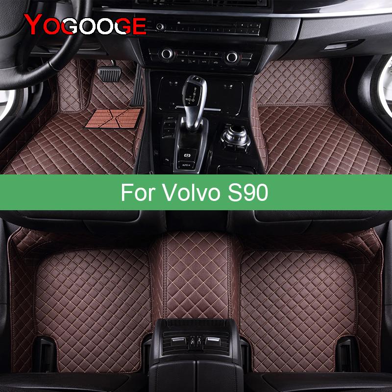 

Автомобильные коврики YOGOOGE для Volvo S90, аксессуары для ног, авто