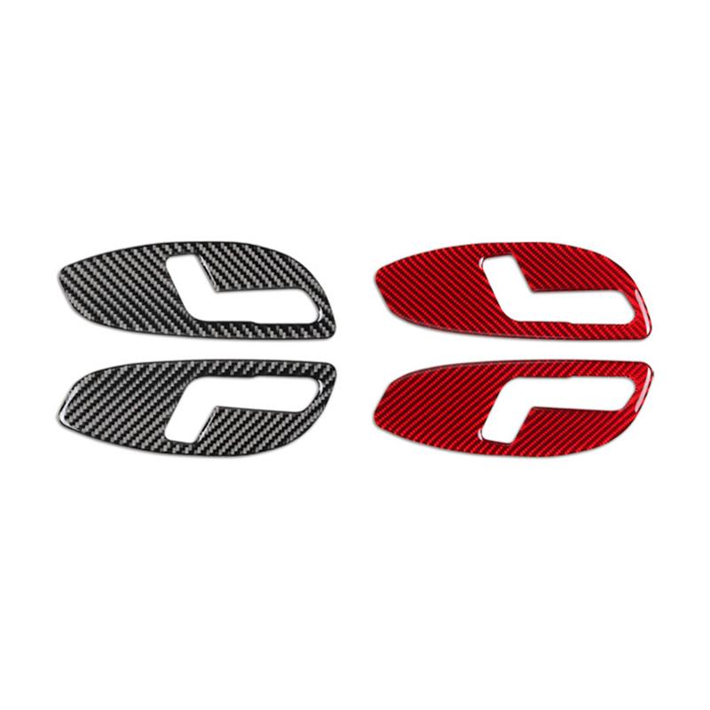 For Chevrolet Camaro 2016-2019 Carbon Fiber Car Seat Adjustment Switch Panel Decor Sticker Cover Trim Frame Interior Accessories