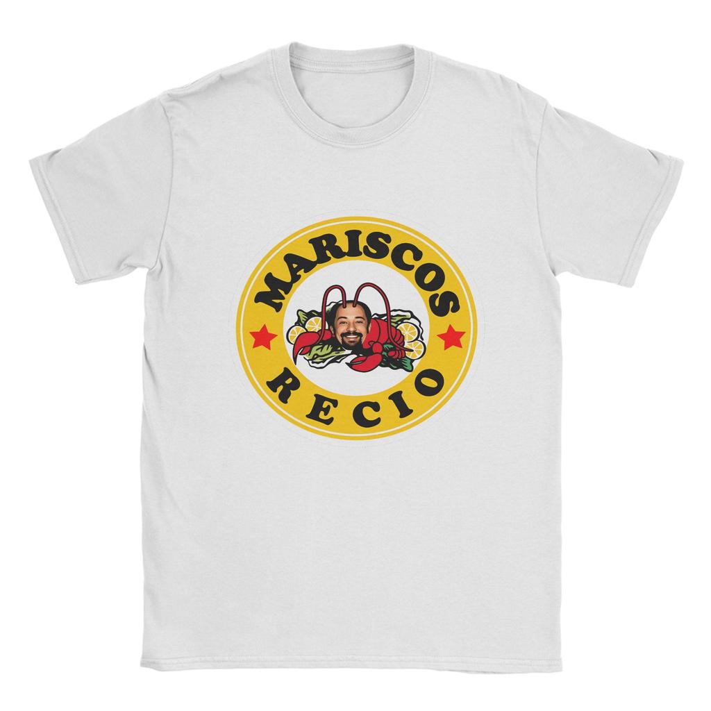 Harajuku TShirt Summer Antonio Mariscos Recio Novelty T Shirts  Pure Cotton Tshirt for Men Retro Cheap Print Short Sleeve Tops