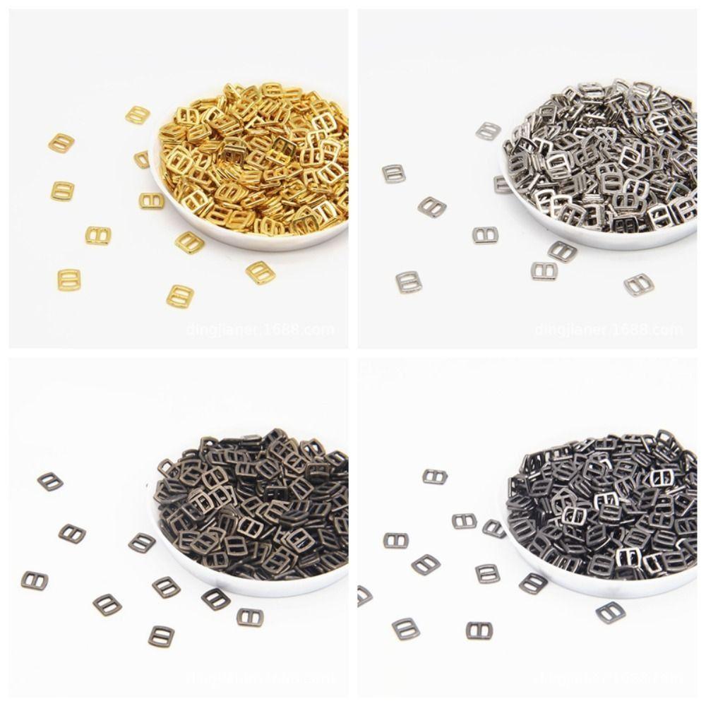 100pcs Copper Doll Belt Buckles Accessories Ultra-small 3mm Mini Shoes Buttons Children Gift