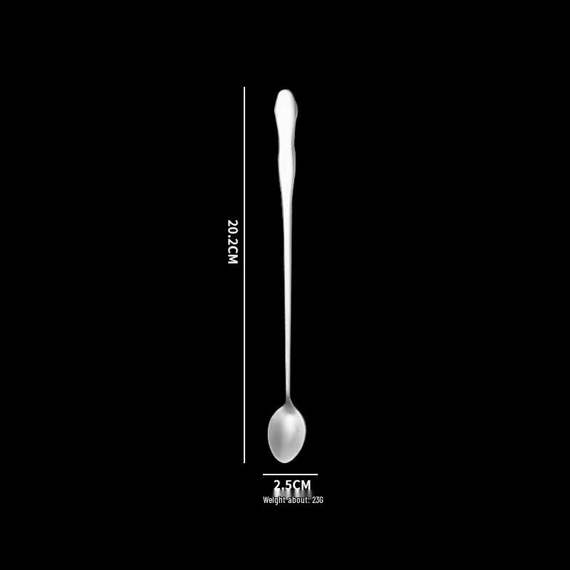 Gourd Handle Stainless Steel Ice Spoon