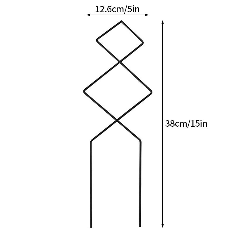 Green Plant Climbing Support Frame Iron Fixing Rods Stand Garden Flower Potted Plant Support Bracket Plant Accessories