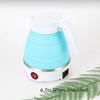 600ML Foldable And Portable Teapot Water Heater Household Travel Electric Water Kettle Kitchen Appliances Water Boiling Pot