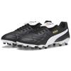 Puma King Top FG AG Black White Unisex Sneakers Gold 107348-01