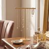 Metal Frame Jewelry Display Stand Horizontal Bar Jewelry Storage Rack  Counter Display