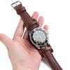 Cowhide Watch Strap Bracelet Vintage Genuine Leather 18mm 20mm 22mm Watchband Women Men Fashion Watch Band Belt with Pin Buckle