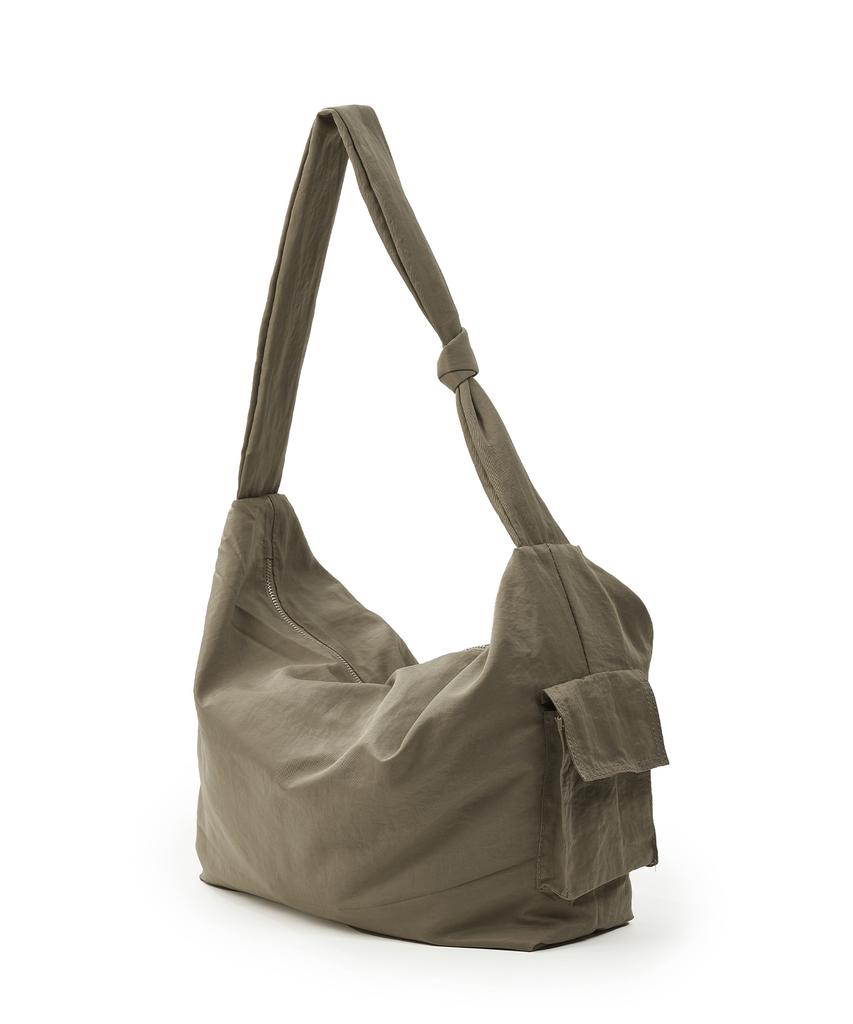 Paperboy Minimal Pocket Shoulder Bag - Brown