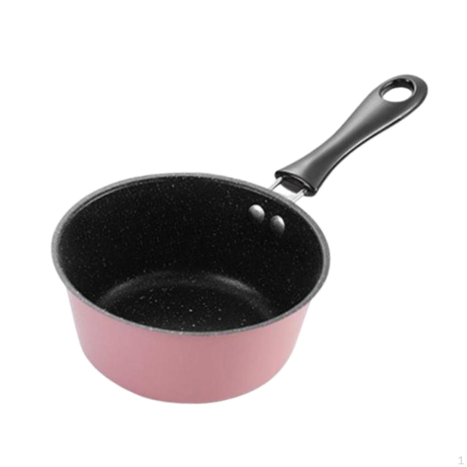 

Compact Iron Soup Pot Nonstick Saucepan for Kitchen And RV Applications розовый