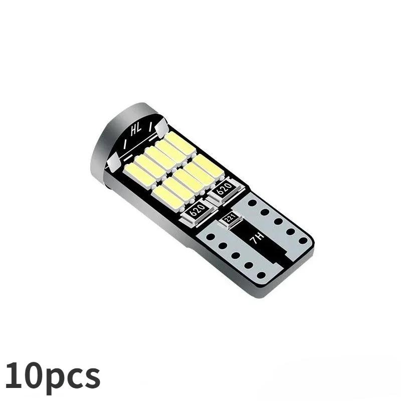 T10 LED Canbus Interior Car Lights, 26 SMD 4014 Chip Pure White, No Error B Bulb 6000K