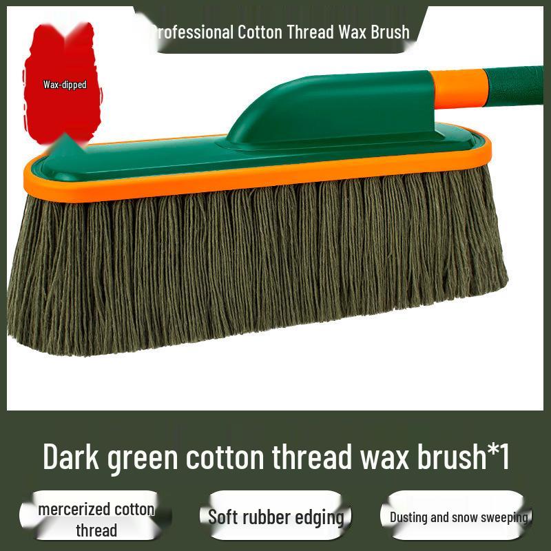 Car Cleaning Dusting and Waxing Tool Set: Mop, Brush & Duster Supplies.