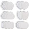 Resin Tray Molds Flower Cloud Dish Molds with Edges Rolling Tray Molds for Epoxy